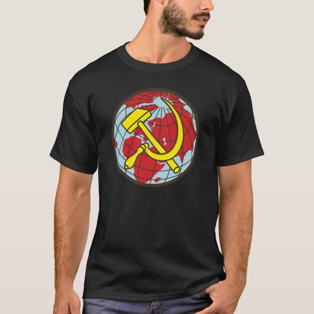 Camiseta Hammer and Sickle - Communist World (Anverso)