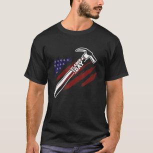 Camiseta Hammer Craft Handyman Feliz Día del Trabajo
