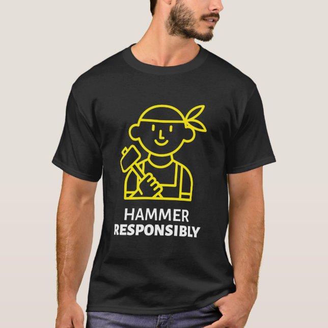 Camiseta Hammer Responsable Tiempo de Martillo (Anverso)