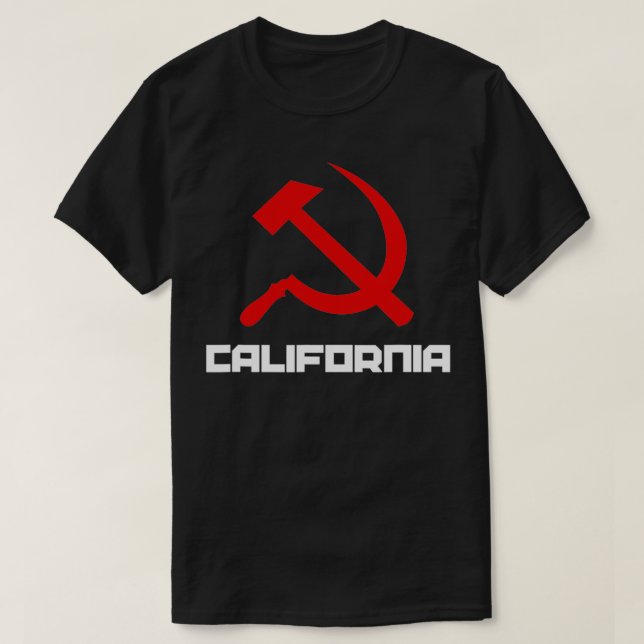 Camiseta Hammer Sickle, comunista socialista (Diseño del anverso)
