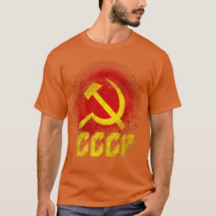 Camiseta Hammer Sickle Unión Soviética CCCP Comunismo