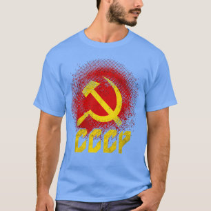 Camiseta Hammer Sickle Unión Soviética CCCP Comunismo