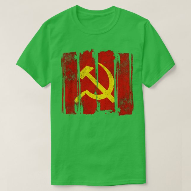 Camiseta Hammer Sickle Unión Soviética Comunismo 1 (Diseño del anverso)