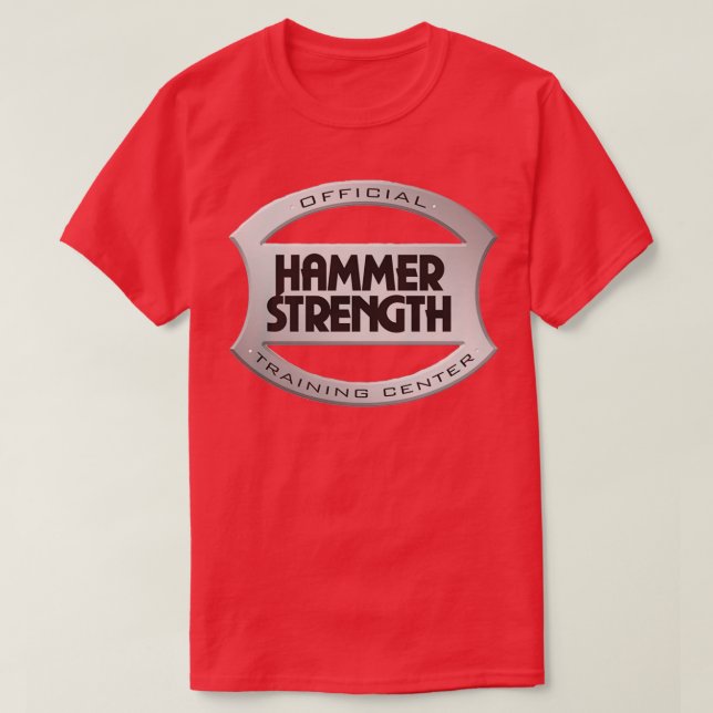 Camiseta Hammer Strength del centro de entrenamiento (Diseño del anverso)