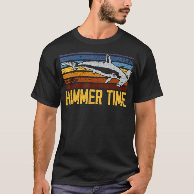 Camiseta Hammer Time Hammerhead Sharm Marine Biology Animal (Anverso)