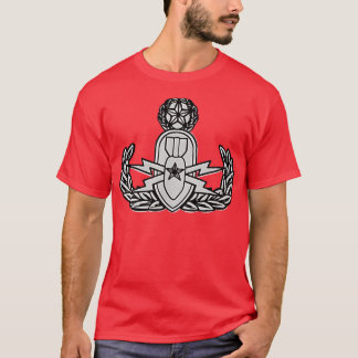 Camiseta Hammerhead hombre Navy EOD Frogman, Rojo, Pequeño 