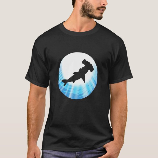 Camiseta Hammerhead Shark Blue Animal Person (Anverso)