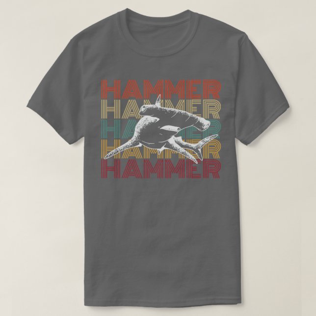 Camiseta Hammerhead Shark Diving Design For A Hammerhead Sh (Diseño del anverso)