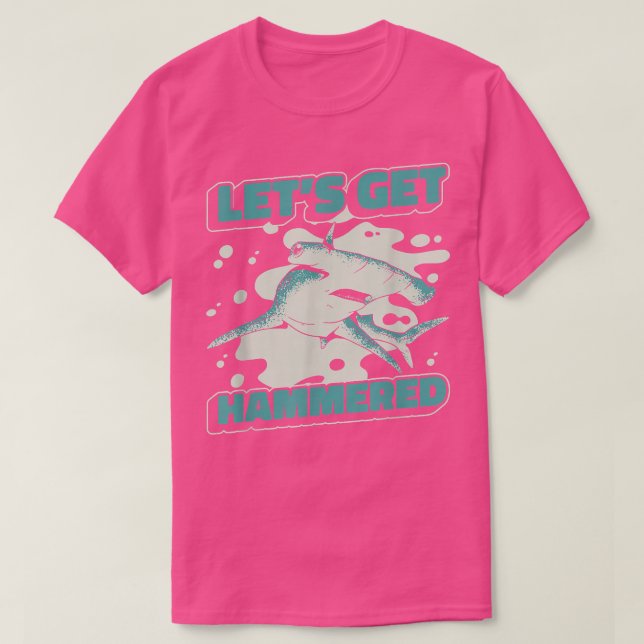 Camiseta Hammerhead Shark Hammer Fish371  (Diseño del anverso)