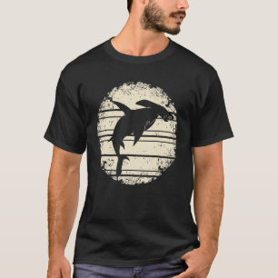 Camiseta Hammerhead Shark Ocean Sea Animal Retro Hammerhea
