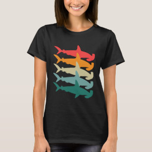Camiseta Hammerhead Shark Retro
