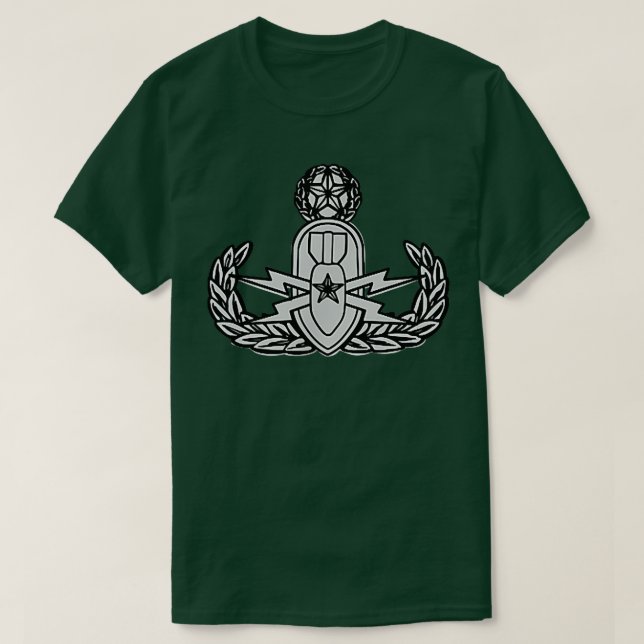 Camiseta Hammerhead significa Navy EOD Frogman, Red, Small  (Diseño del anverso)