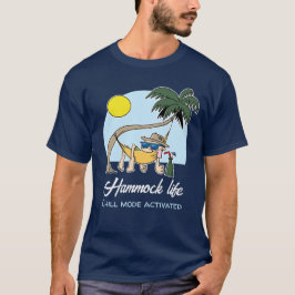 Camiseta Hammock Life Chill Mode Activado Funny Personaliza