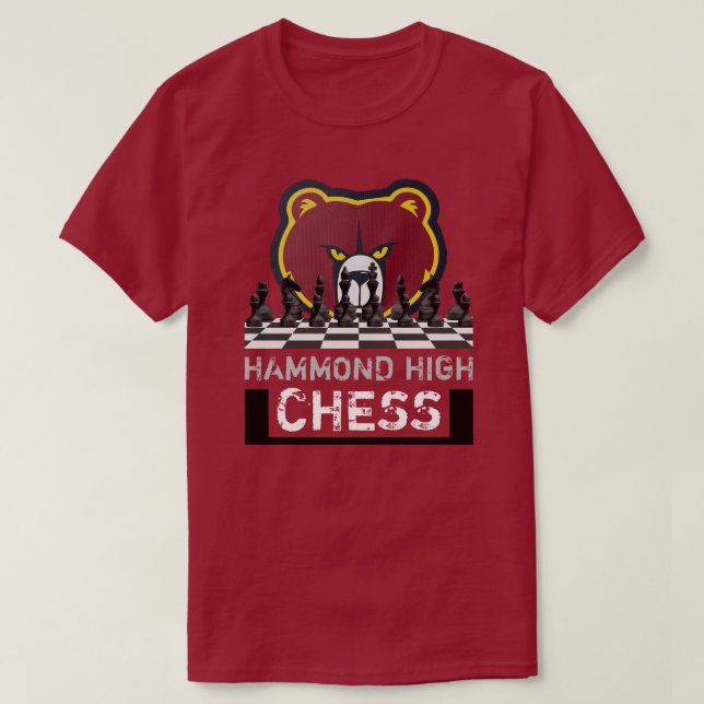 Camiseta HAMMOND HIGH CHESS (Diseño del anverso)