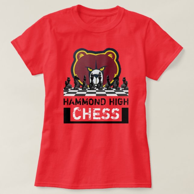 Camiseta HAMMOND HIGH CHESS (Diseño del anverso)