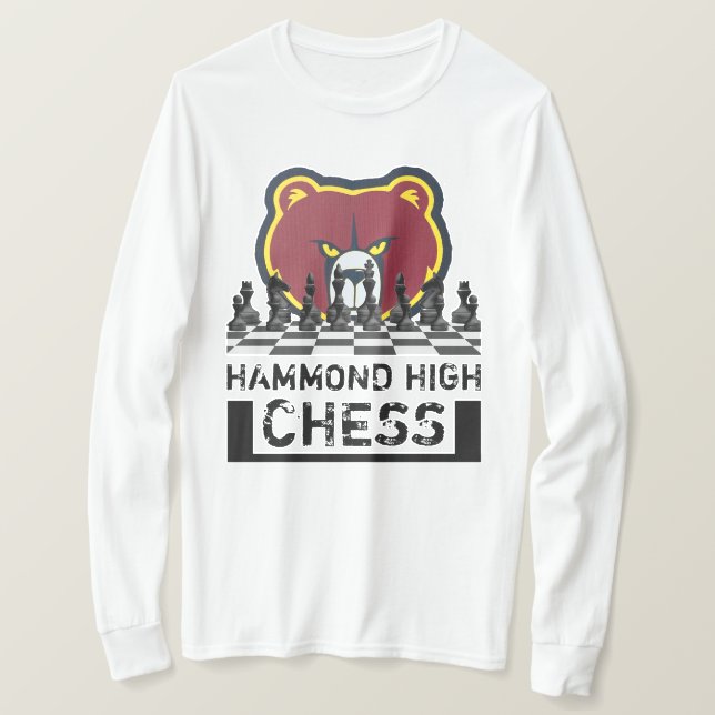 Camiseta HAMMOND HIGH CHESS (Anverso del diseño)