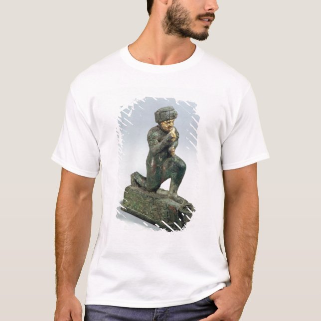 Camiseta Hammurabi, rey de Babilonia, rogando antes de un (Anverso)