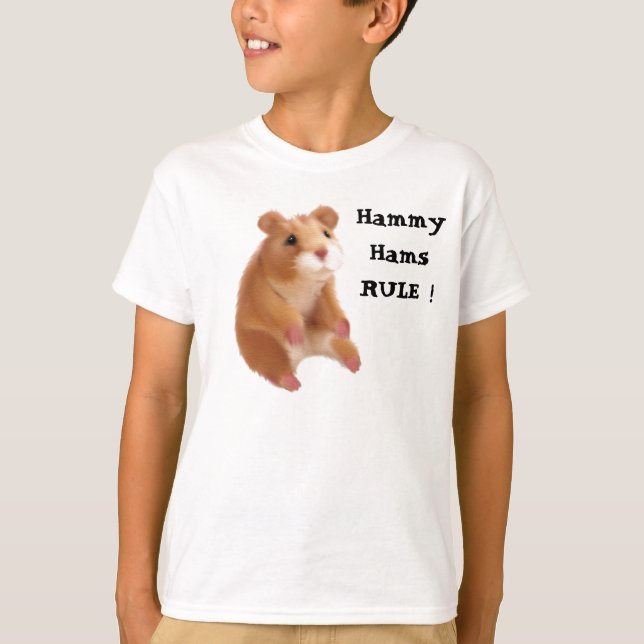 Camiseta ¡Hammy Hams RULE! (Anverso)