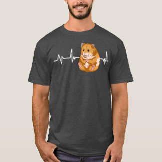 Camiseta Hammy Hamster Heartbeat EKG Hamsters