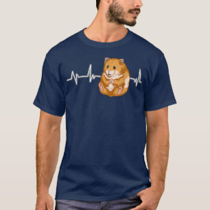 Camiseta Hammy Hamster Heartbeat EKG Hamsters