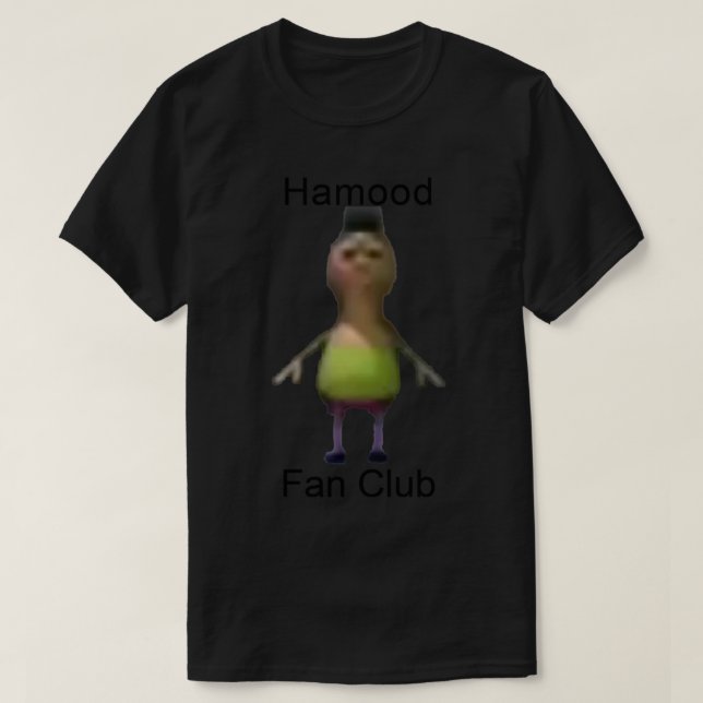 Camiseta Hamood Fan Club (Diseño del anverso)