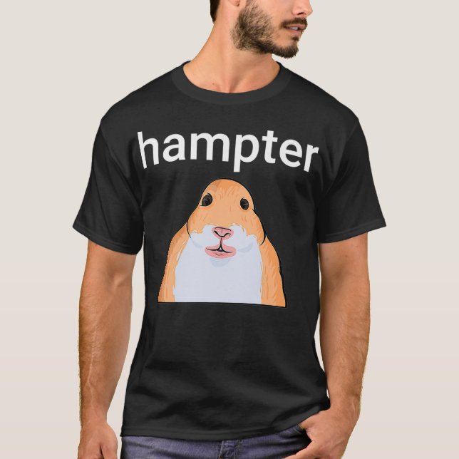 Camiseta Hampter Funny Hamster Dank Meme Premium (Anverso)