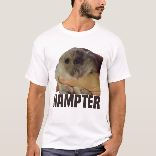 Camiseta Hampter Meme Gif Funny Hamster (Anverso)
