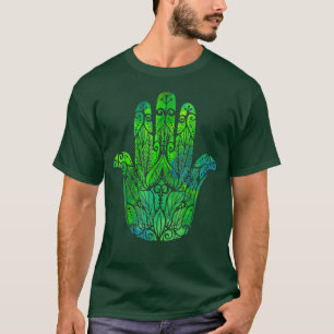 Camiseta Hamsa Arabic and Hebrew Amulet Eye Protection