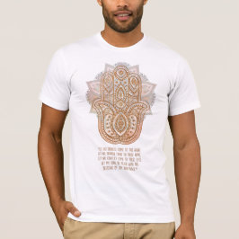 Camiseta Hamsá or Chamsá Prayer - Hand of Fatima