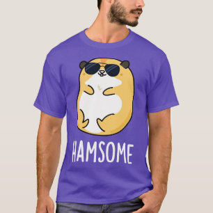 Camiseta Hamsome Cute Handsome Hamster Pun 1