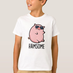 Camiseta Hamsome Funny Pig Pun