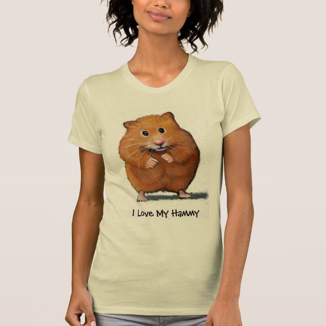 Camiseta HÁMSTER, amo mi Hammy (Anverso)
