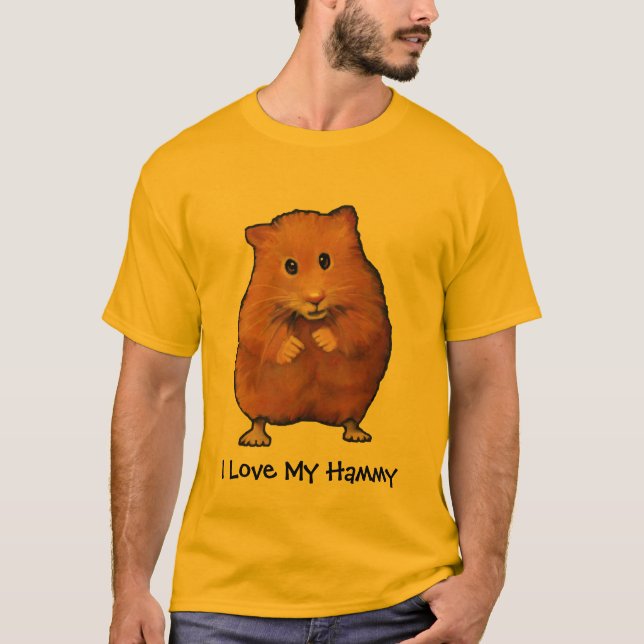 Camiseta HÁMSTER, amo mi Hammy: Pintura (Anverso)