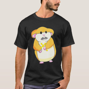 Camiseta Hamster Asustado Con Meme Cruzado De Hammond Cute