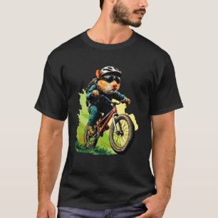 Camiseta Hámster Bicicleta De Montaña Ciclista Hámster
