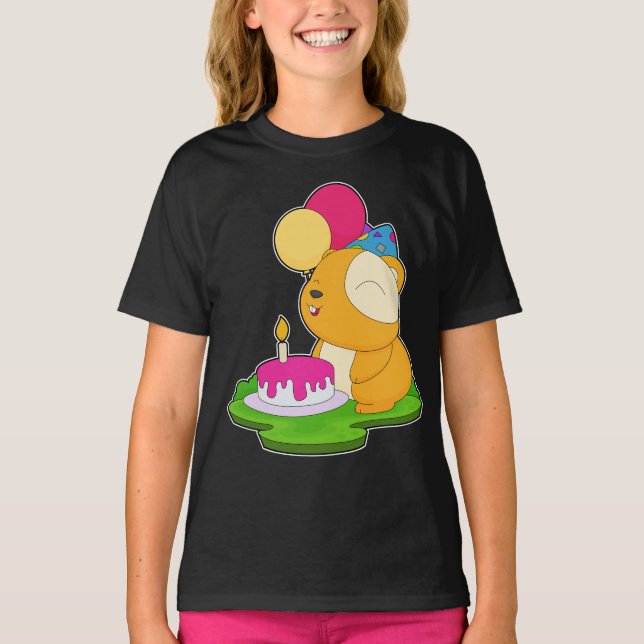 Camiseta Hamster Birthday Cake (Anverso)