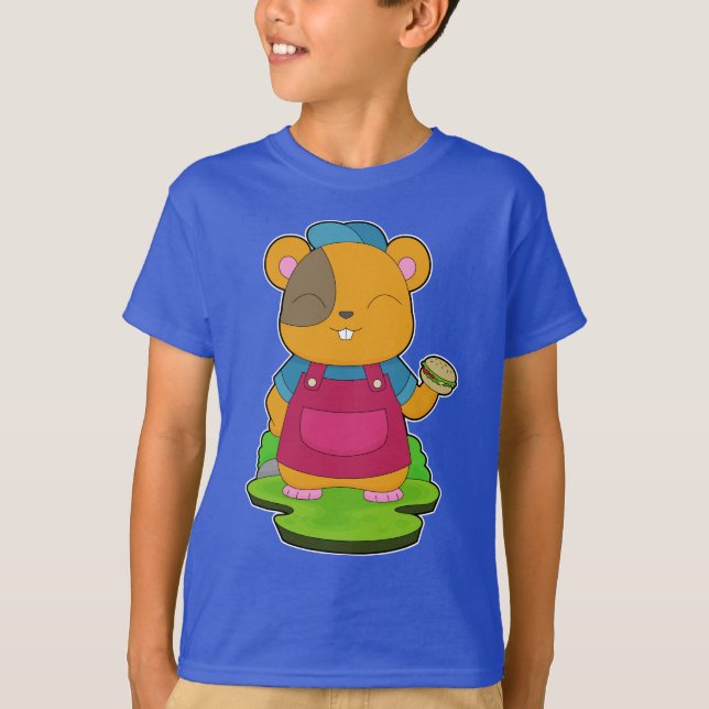Camiseta Hamster Cheeseburger (Anverso)