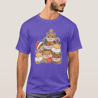 Camiseta Hamster Christmasree Funny Animal Navidad
