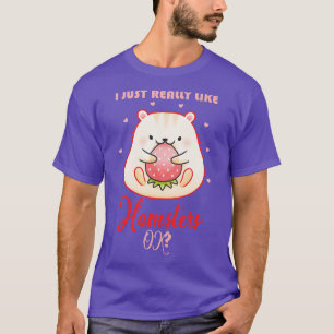 Camiseta Hamster Cita Pet Lovers Hamster