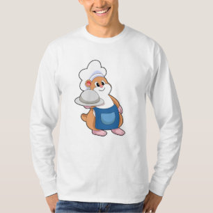 Camiseta Hámster como Cocina con Plata