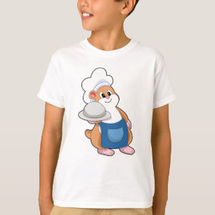 Camiseta Hámster como Cocina con Plata
