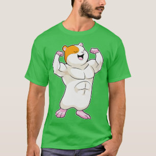 Camiseta Hámster Como Constructor De Cuerpos Con Músculos G