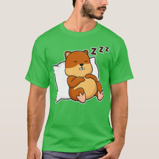 Camiseta Hamster con almohada