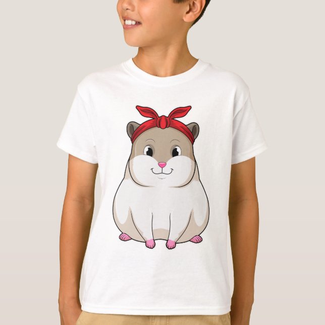 Camiseta Hamster con Bandana (Anverso)