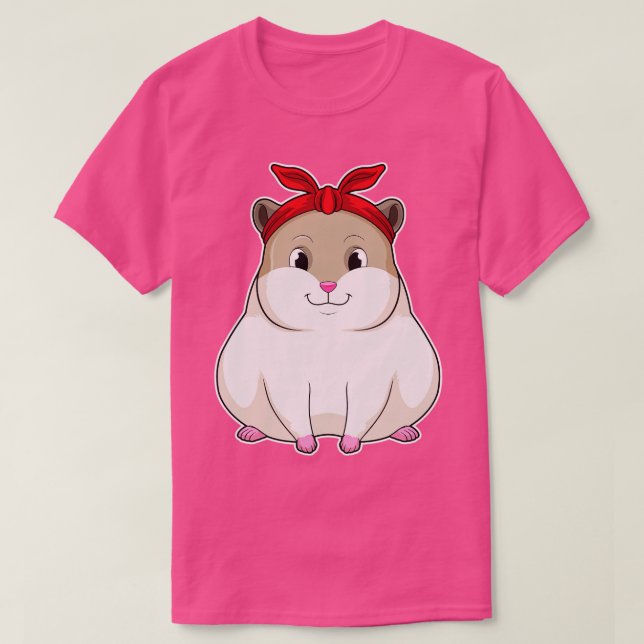 Camiseta Hamster con Bandana (Diseño del anverso)