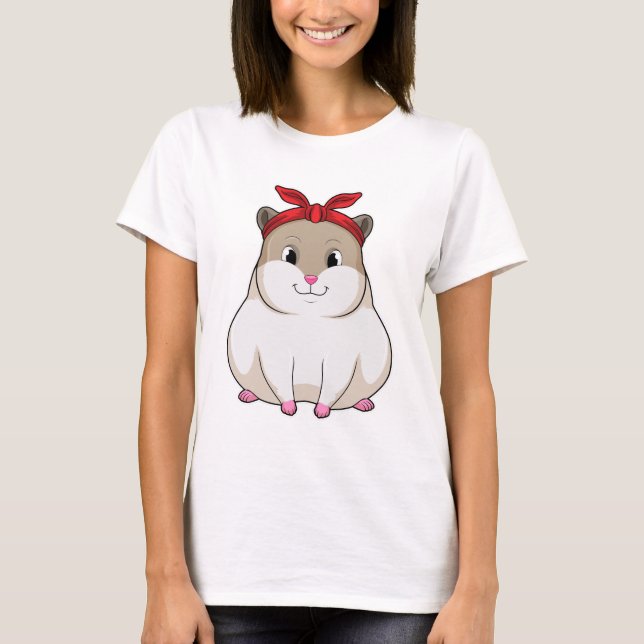 Camiseta Hamster con Bandana (Anverso)