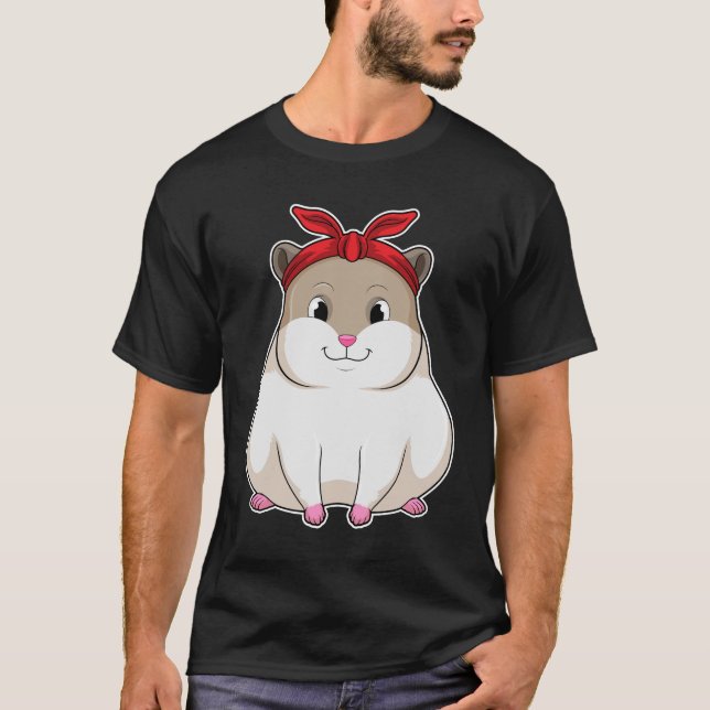 Camiseta Hamster con Bandana (Anverso)