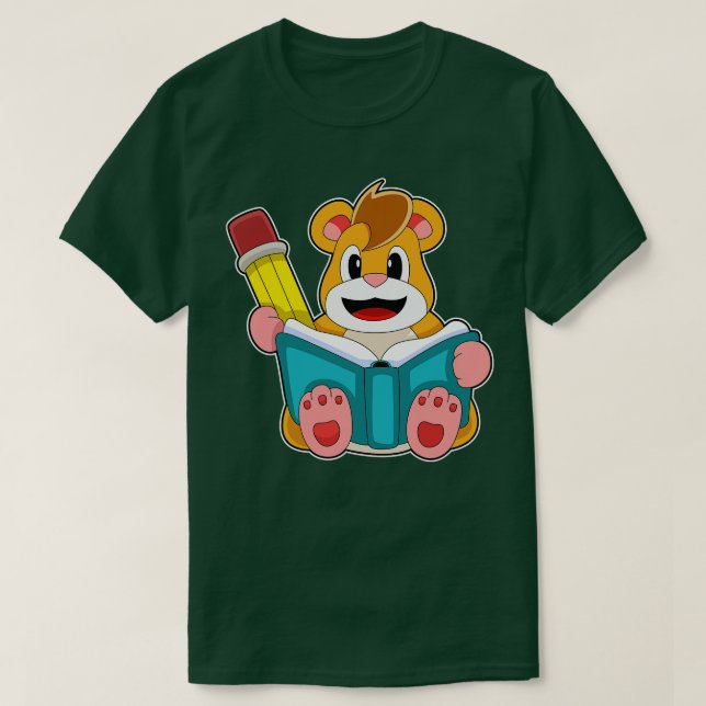 Camiseta Hamster con bolígrafo (Diseño del anverso)