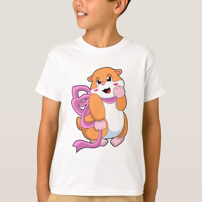 Camiseta Hamster con cinta de opciones (Anverso)