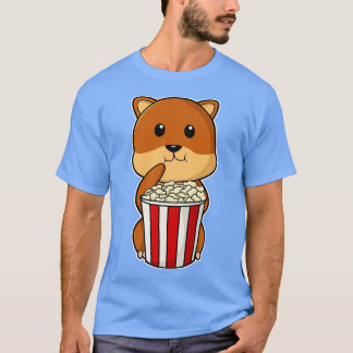 Camiseta Hámster con cono de palomitas de maíz 1
